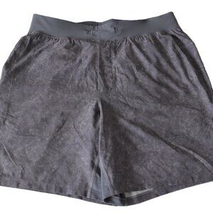 Lululemon T.H.E Short 7" Linerless Gravel Dust Asphalt Grey GVAA Men's Large